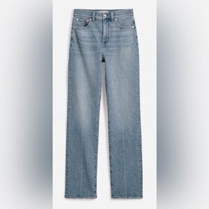 Madewell Curvy 90s Straight Jeans 29P High Rise Magic Pockets Medium Wash NWT